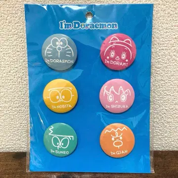 I'm Doraemon 도라에몽 캔뱃지 세트 미사용 새상품 후지코 후지오