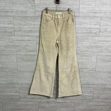 Levi's RIBCAGE BELL 코듀로이 24 베이지 플레어