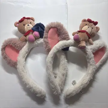 USJ 귀 달린 머리띠 곰 봉제 인형 포함