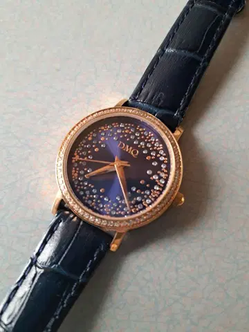 DMQ 스톤 장식 손목시계