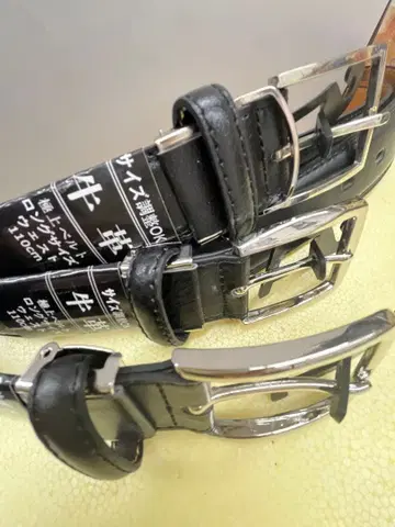 남성 벨트 3개 세트 3,980엔 브라운 계열 3개 핀홀 타입