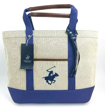 새상품 비벌리힐스 폴로 클럽 토트백(대) 데님 라인 하자품입니다.