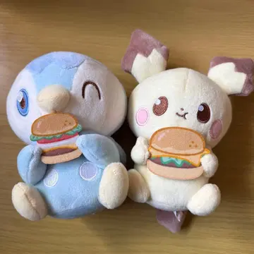 포켓피스 봉제 인형 맛있는 시간 팽도리 피츄