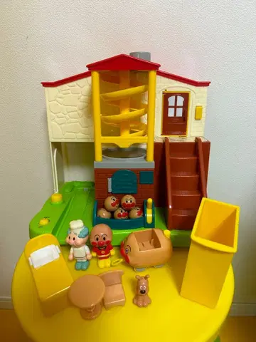 레트로 호빵맨 두근두근 말하는 빵 공장 완구 인형 피규어