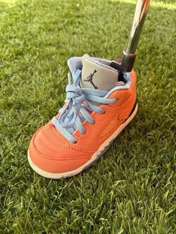 [ 개성적인 ] NIKE 조던 오렌지 퍼터용 골프헤드커버