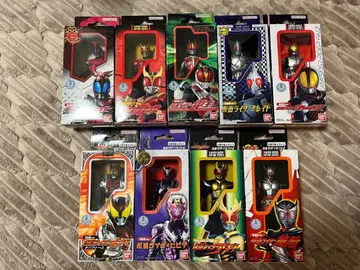 [한정품] 가면라이더 소프트 비닐 시리즈 중채색 Ver. 9체 세트