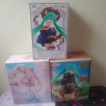 다이토 하츠네 미쿠 벚꽃 미쿠 피규어 3종 세트