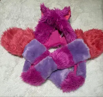 체셔 고양이 머플러 캡