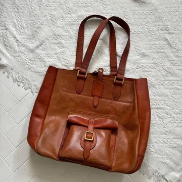 무료배송! 새상품 브라운 앤티크 가죽 토트백