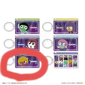 개구리 중사 케로로 트레이딩 미니 슬라이더 케이스 기로로