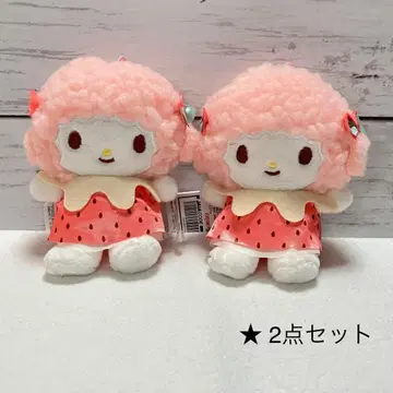 마이 스위트 피아노 딸기 밀크 멜트 마스코트 캐릭터 굿즈 마이멜로디
