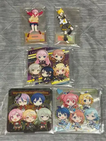 프로세카 아크릴 스탠드 호우 에무 카가미네 렌 클리어 비주얼 보드