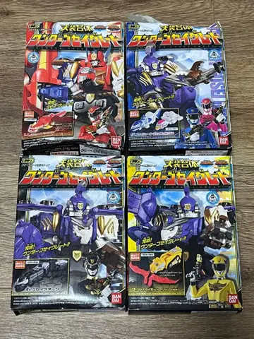 미니프라 천장합체 원더고세이그레이트 4종 천장전대 고세이저 식품 완구