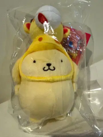 타베코 동물 산리오 콜라보 기린 폼폼푸딩 마스코트