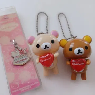 레어 헬로키티 스트랩 리락쿠마 코리락쿠마 키링