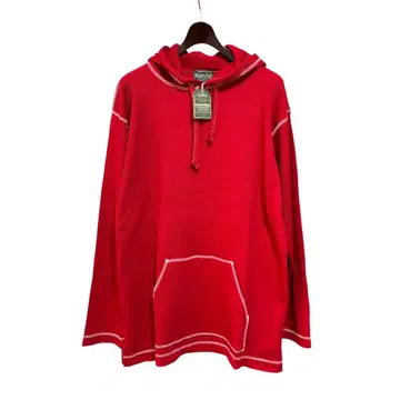 N 미사용 90s KARNEY HOUSE 써멀 후드티 레드 일본제