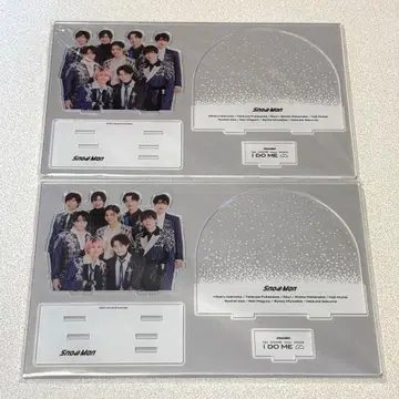 SnowMan iDOME 집합 아크릴 스탠드 2개 세트