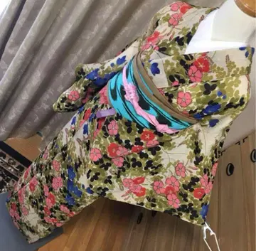 앤티크 기모노 순수 린넨 100%