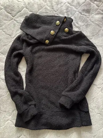 CECIL McBEE 버튼 하이넥 니트 헤이세이 y2k