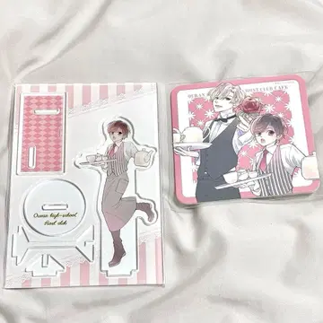 오란고교 호스트부 후지오카 하루히 스오우 타마키 아크릴 스탠드 코스터