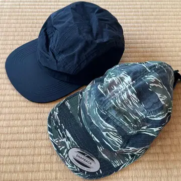 제트캡 2개 YUPOONG 카모플라쥬 & SEABEES 블랙