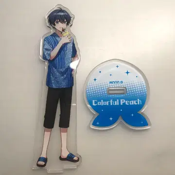 컬러풀 피치 아크릴 스탠드 극락탕 콜라보 나오키리