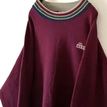 USA제 저지 cissell 자수 맨투맨 트레이닝복 XL 레드 구제 의류