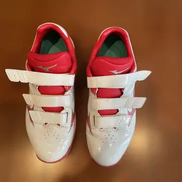 미즈노 야구 업 슈즈 트레이닝 슈즈 레드/화이트 27.0