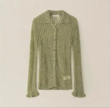 OHOTORO feather damage cardigan