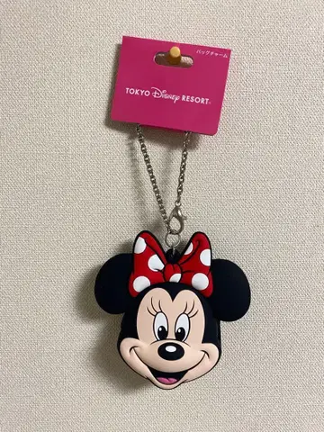 [미사용 새상품] 백참 실리콘 케이스 미니 키링 스트랩