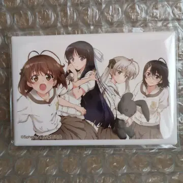 스가노소라 15주년 기념 스크래치 C-12 스퀘어 캔뱃지 카스가노 소라