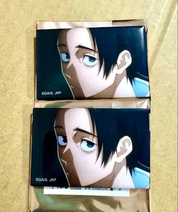 주술회전 장면 TD 스퀘어 캔뱃지 옷코츠 유타 2개 세트