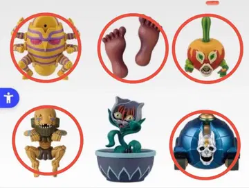 제일복권 죠죠 G상 데스크탑 마스코트 5종 6개 세트 세미 컴프