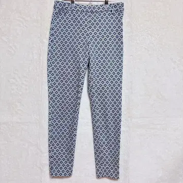 에이치앤엠 기하학 패턴 슬림핏 캐주얼 팬츠 [ 새상품급 ]