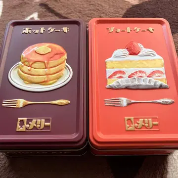 멜리 초코 캔 세트 핫케이크 쇼트 케이크 디자인 캔