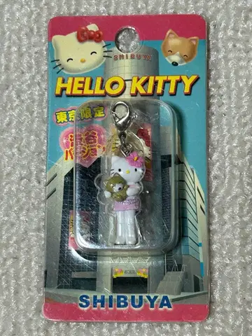 발길이 키티 고토치 키티 시부야 갸루 레어 지퍼 마스코트 미개봉품