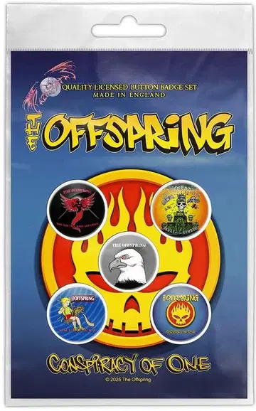 THE OFFSPRING 버튼 핀 배지 세트 미사용 새상품