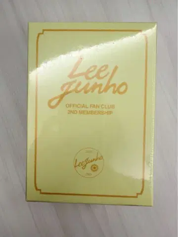 2PM 준호 Lee Junho 공식 팬클럽 2기 굿즈