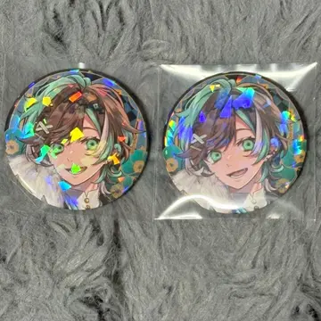 브라플라 첫 물기 새해 등신 캔뱃지 2개