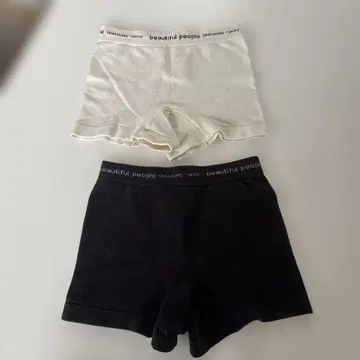 beautifu people 이너 스패츠 언더 화이트 블랙