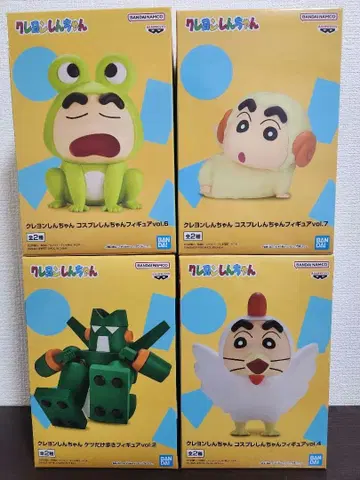 짱구는 못말려(크레용 신짱) 피규어 4체 세트