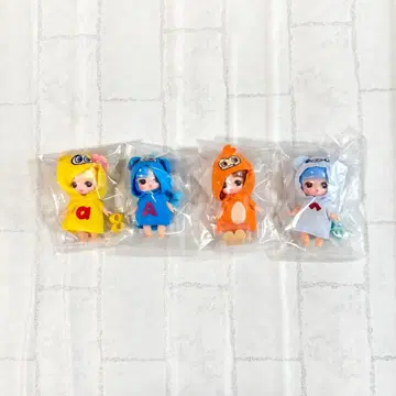 푸치 리카짱 나루미야 캐릭터즈 컬렉션 4점 세트