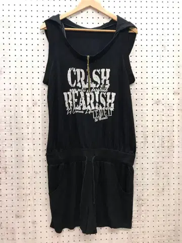 고스 갸루 네오 그런지 구제 의류 Dig Deep 올인원 슬리브리스