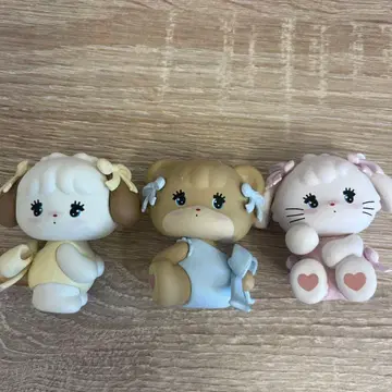 mikko 캐릭터 가챠가챠 마스코트 피규어 3개