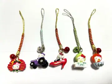 지역 한정 키티 홋카이도 나마키 스트랩 5개 세트