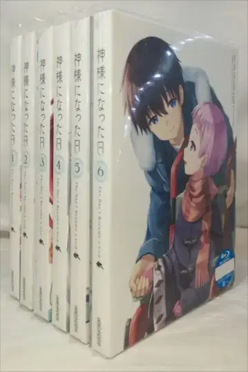 애니메이션 Blu-ray 신이 된 날 완전 생산 한정판 전 6권 세트