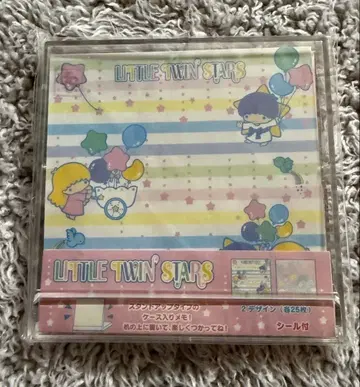 산리오 키키라라 스탠드업 타입 케이스 메모 씰 포함