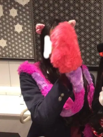 체셔 고양이 팬캡 (택 포함)