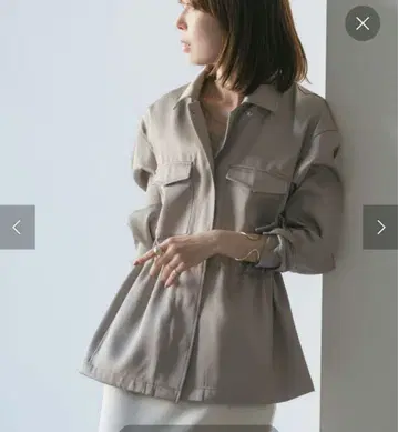 NOBLE 그레이B 러스터 트윌 필드 셔츠 자켓 사이즈 36