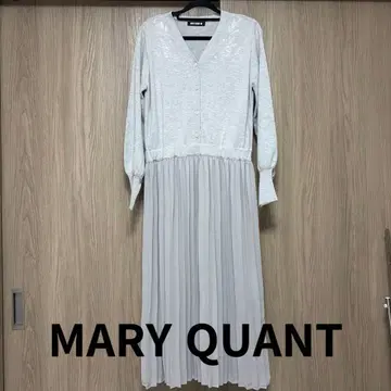 MARY QUANT 마리콴트 원피스 롱 플리츠 플레어